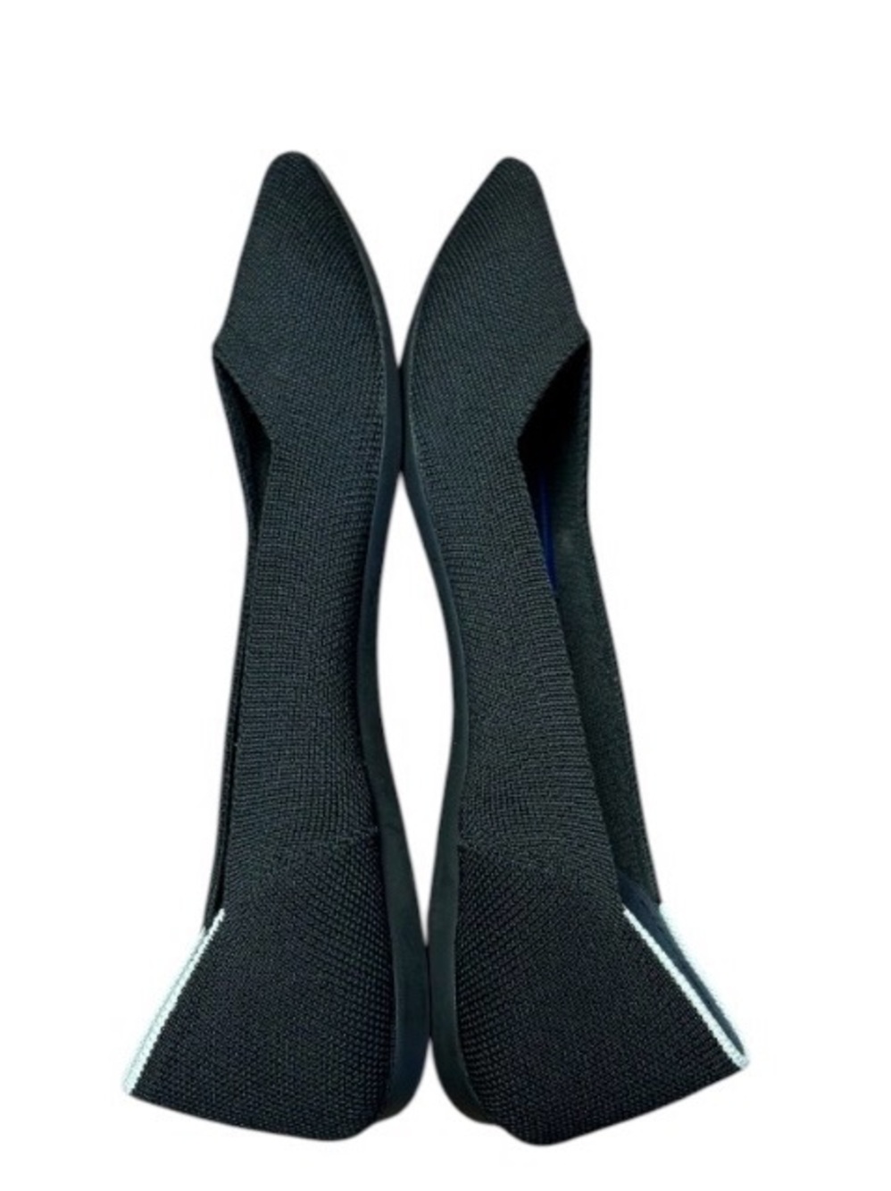 Rothy's The Point Ballet Flat Women's Size 9 Black Solid Knit Shoes Slip On - Picture 5 of 10